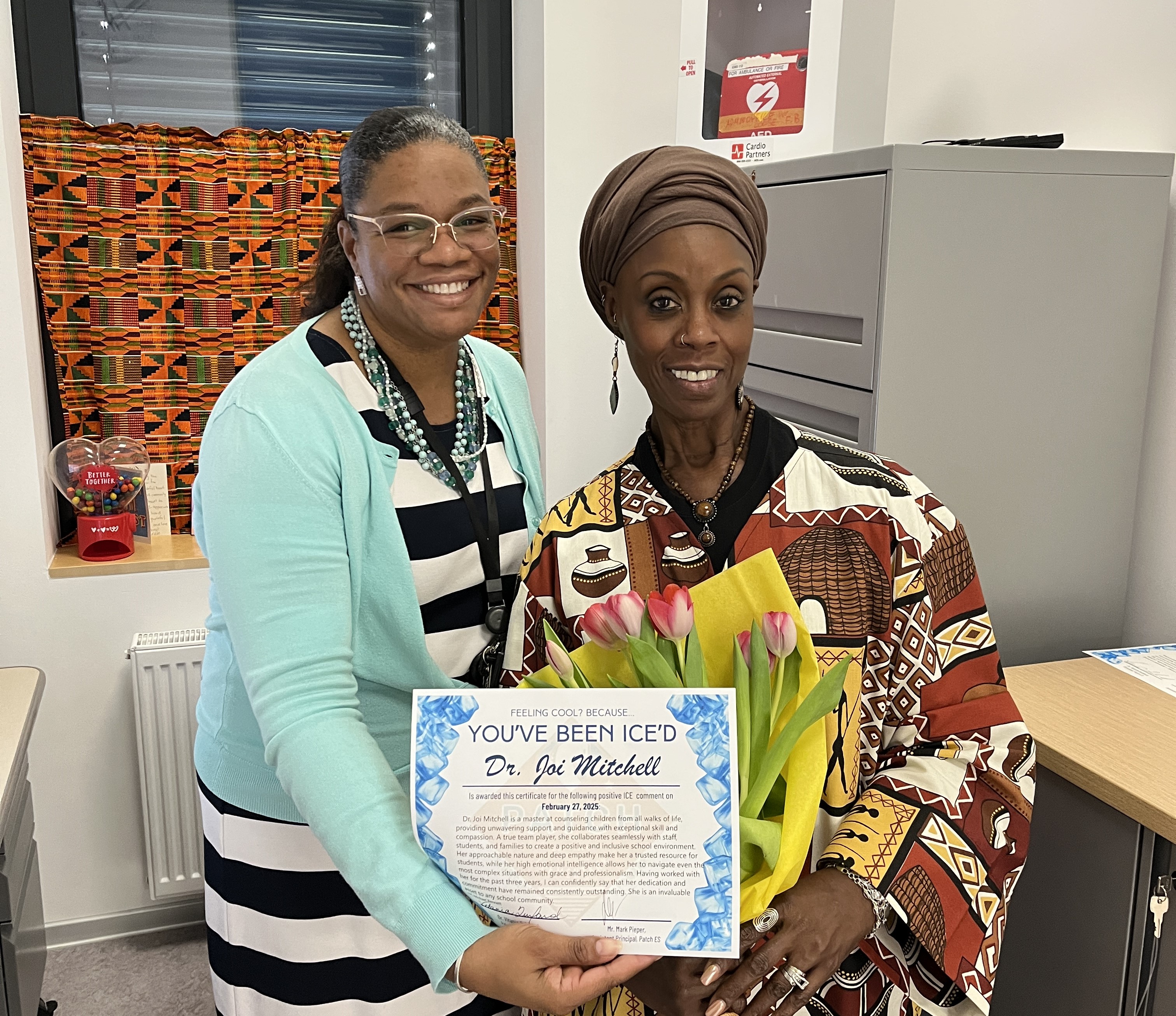 Dr. Mitchell receives ICE award