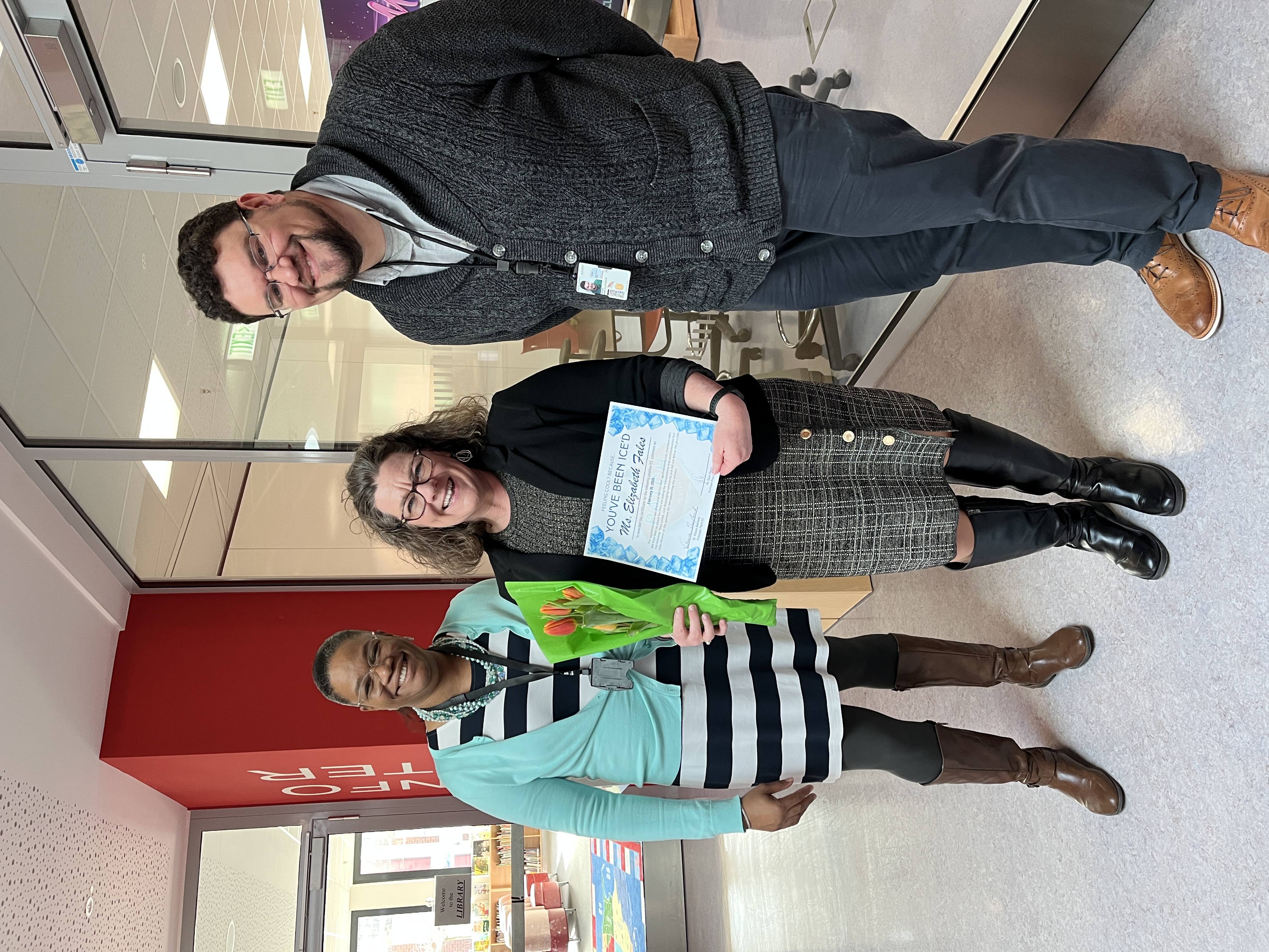 Fales receives an ICE award