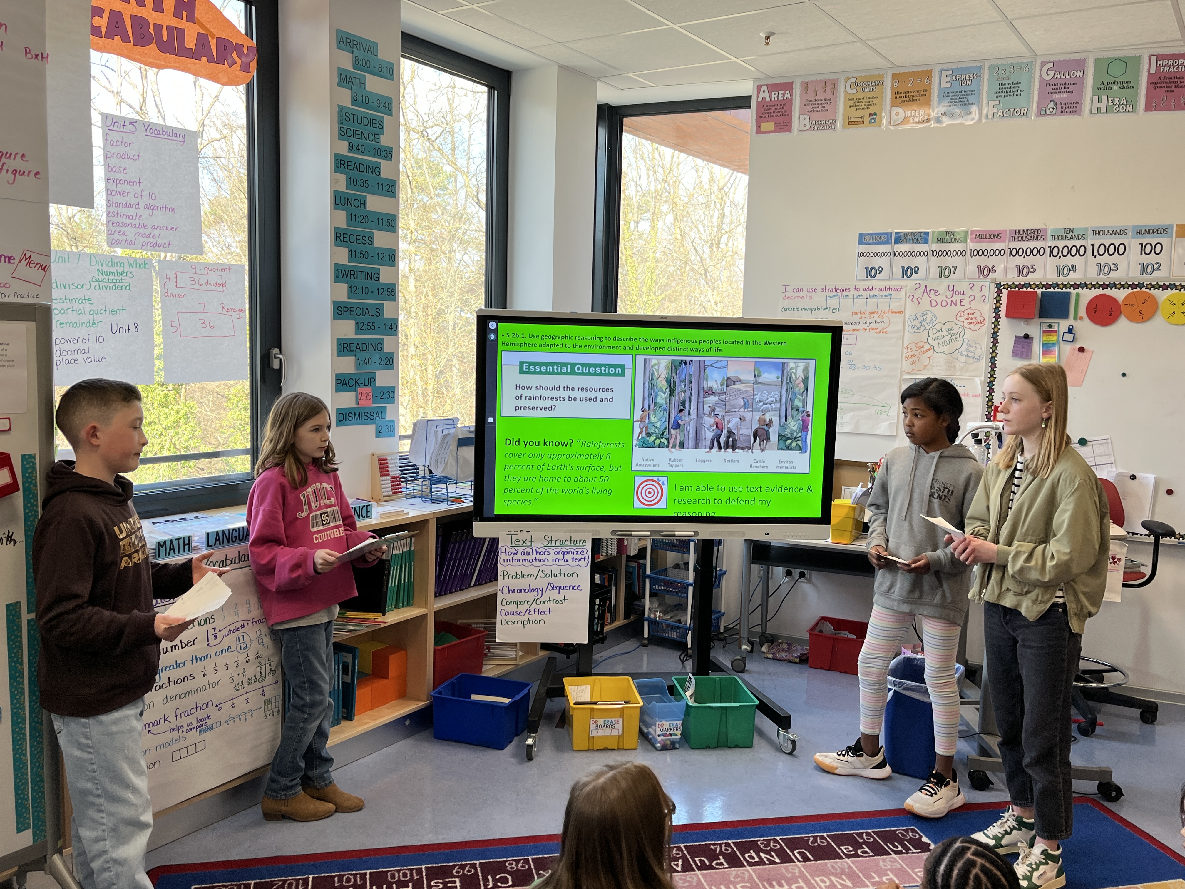 students debating